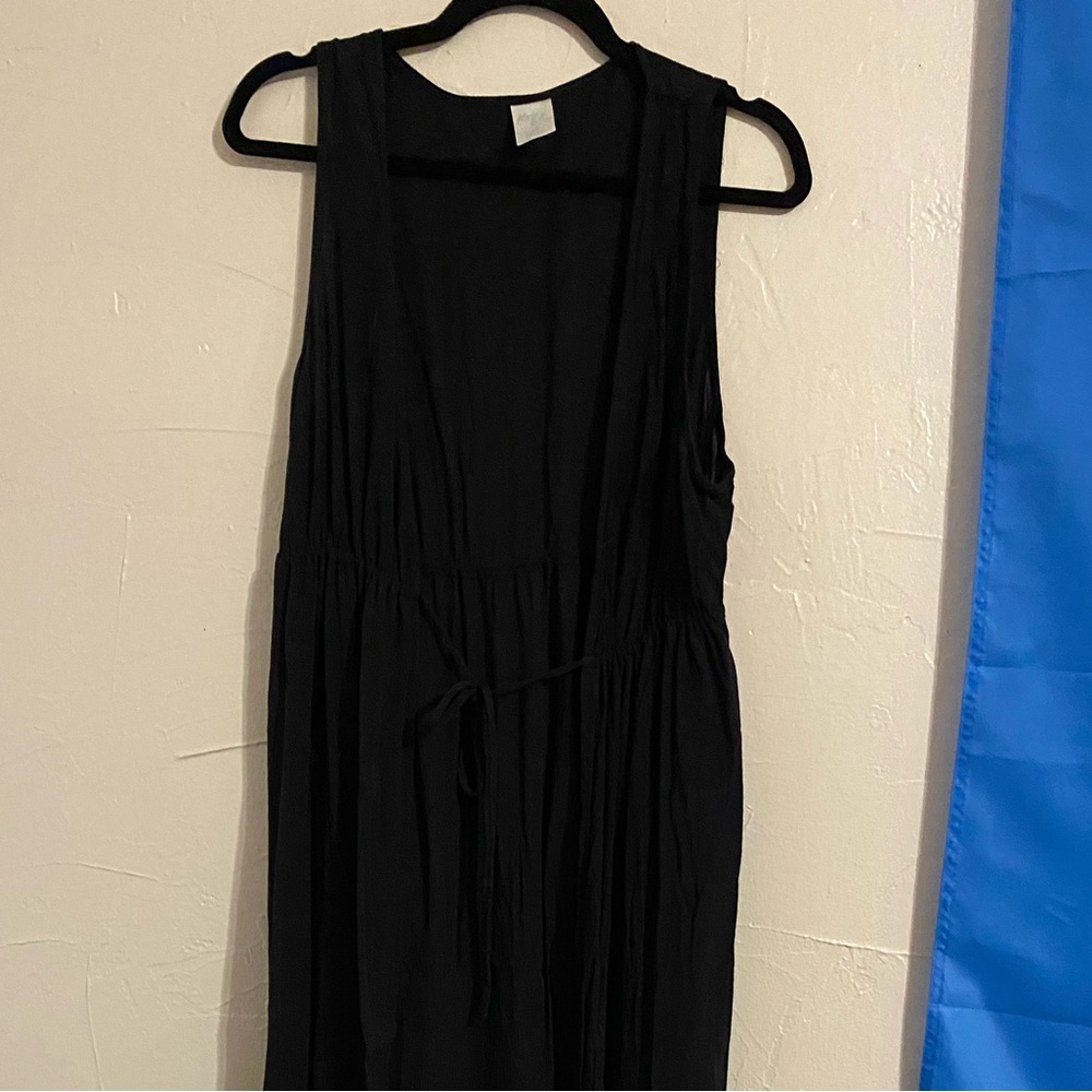 Kona Sol Black Swim Coverup Maxi Dress - Picture 2 of 5